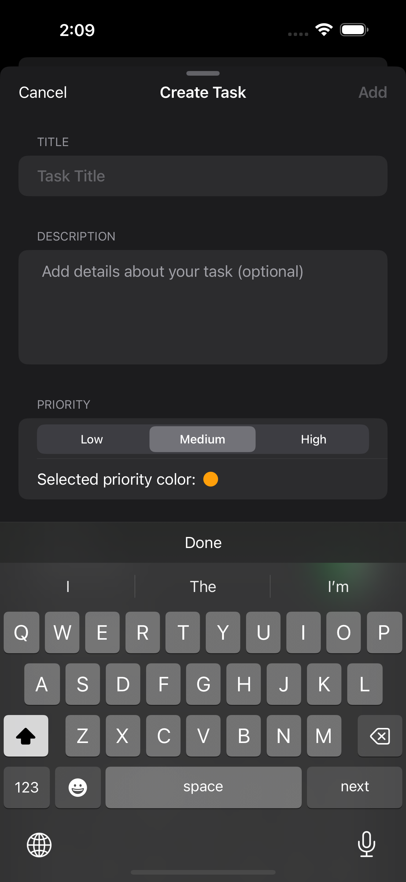 Task Manager Screenshot 2