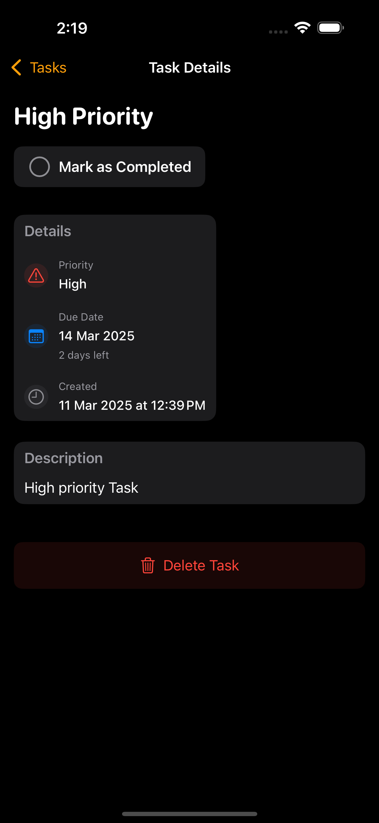 Task Manager Screenshot 3