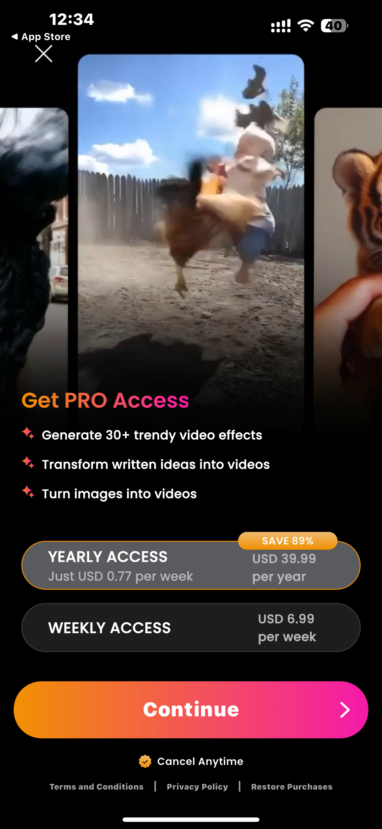 AI Video Generator Screenshot 2